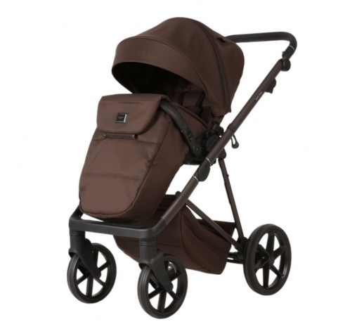 Carucior 3 in 1 Delta Natura Collection Adamex Coffee cu scoica